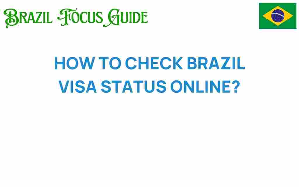check-brazil-visa-status-online