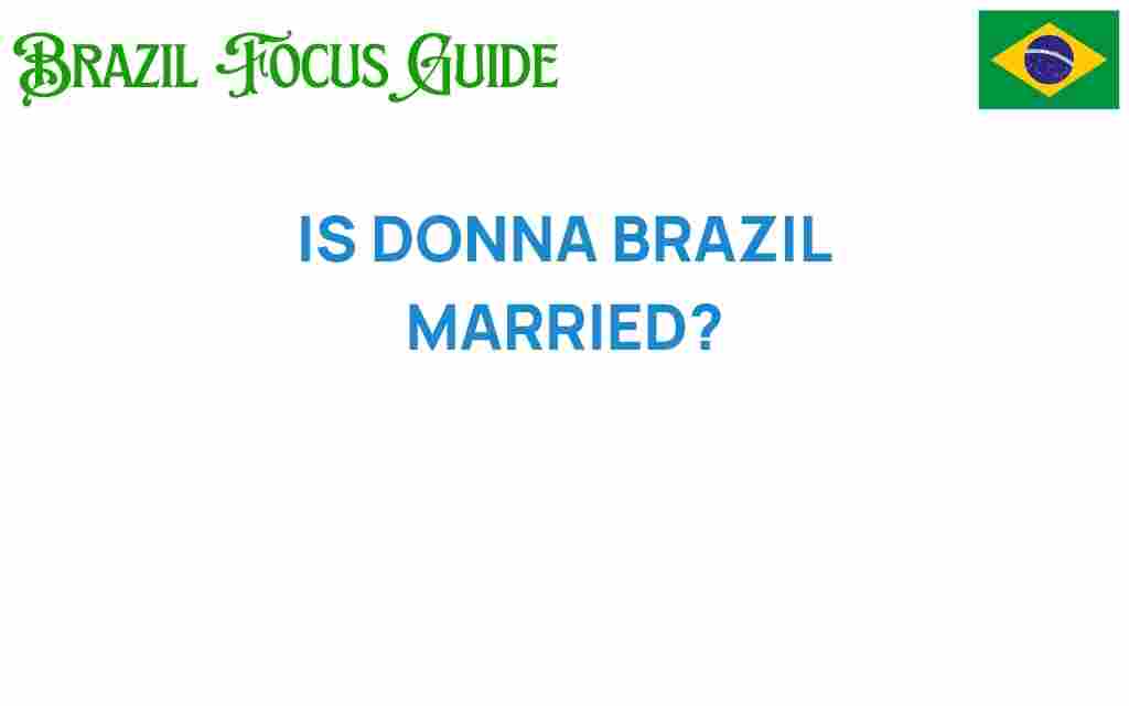 is-donna-brazile-married