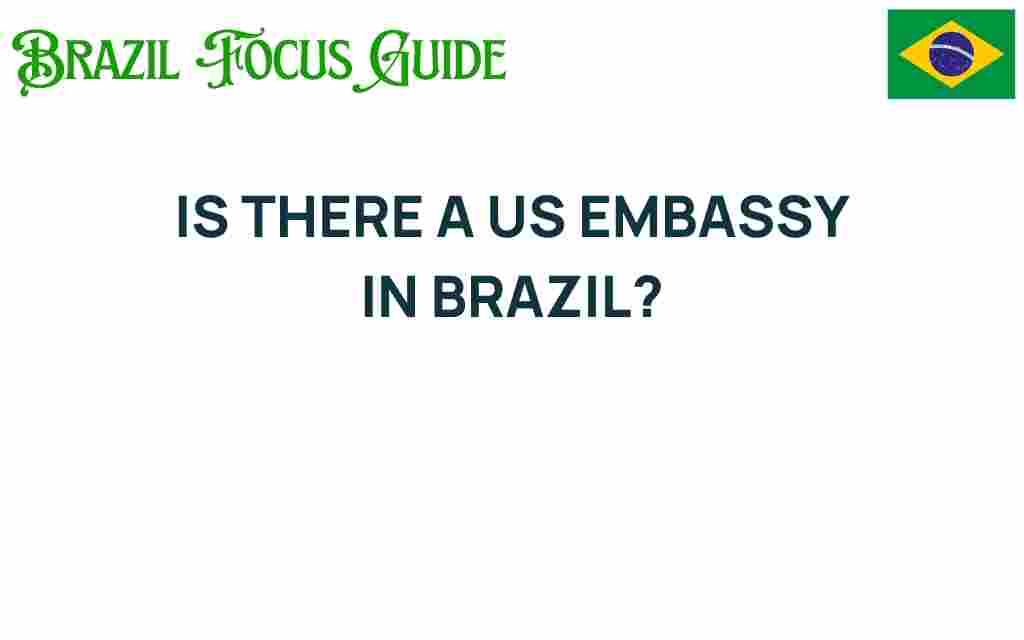 is-there-a-us-embassy-in-brazil